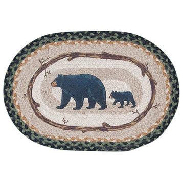 Pm-Mama and Baby Bear Oval Placemat, 13"x19"
