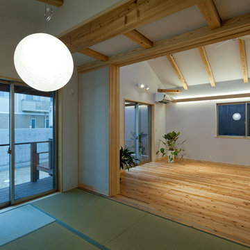 和モダン平屋お家