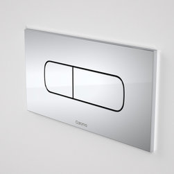 Invisi Series II&reg; Metal Oval Dual Flush Plate & Buttons - Toilet Handles And Levers