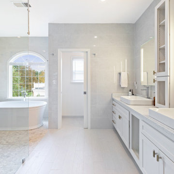Bright & Fascinating Master Bathroom in Ashburn VA