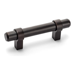Cosmas - Cosmas 161-2.5ORB Oil Rubbed Bronze 2-1/2&rdquo; CTC (64mm) Euro Bar Pull - Cabinet And Drawer Handle Pulls