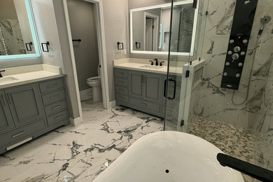 Inspiration for a bathroom remodel in Tampa