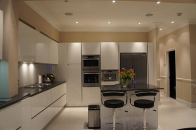 Inspiration for a contemporary kitchen in London.