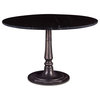 Round Dining Table Black Marble, French Style Table, Breakfast Nook Table