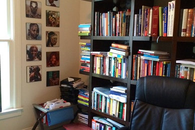 Minimalist home office photo in Atlanta