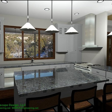 A Santa Fe Desgner Home's Kitchen