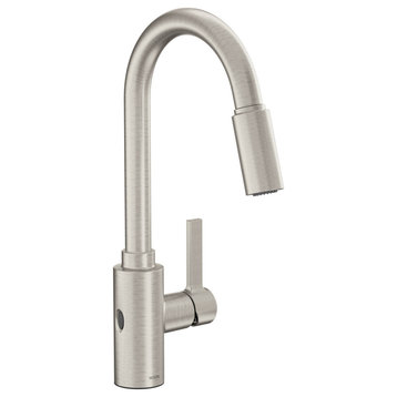 Moen 7882EW Genta LX 1.5 GPM 1 Hole Pull Down Kitchen Faucet - Spot Resist