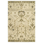 Kaleen - Kaleen Hand-Tufted Brooklyn Wool Rug, Olive, 2'x3' - If your space is looking a little drab, set a new scene with the Kaleen Hand-Tufted Wool Rug. Playing on tribal style, this piece puts a modern twist on Persian-inspired prints. Update your seating area with the Kaleen for a contemporary take on traditional design.