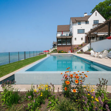 Lakeside Retreat with this Exquisite and Sophisticated Pool & Spa Oasis