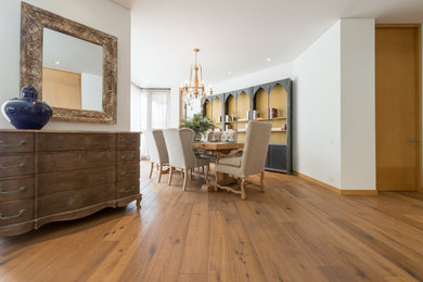 Dining room - rustic dining room idea in Other