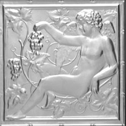 2442 Tin Ceiling Tile - Guardian Cherub - Ceiling Tile