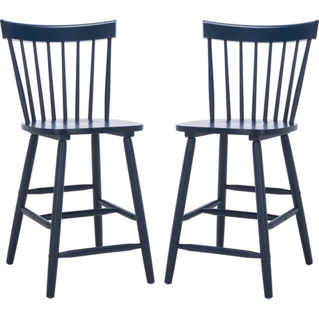 Providence Counter Stool, Set of 2, Navy