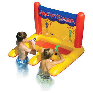 Inflatable Yellow Arcade Shooter Target Swimming Pool Game 45"