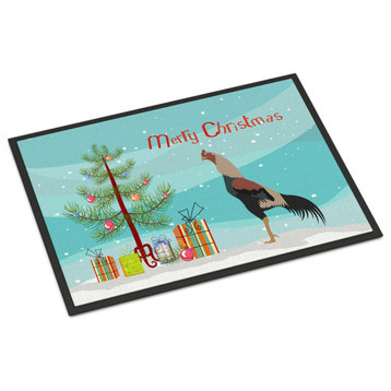 Caroline's TreasuresKulang Chicken Christmas Doormat 18x27 Multicolor