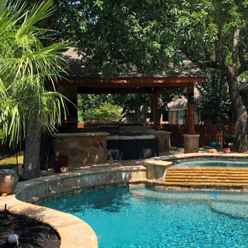 Round Rock TX Poolside Cabana