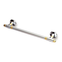 Secret Bath. Towel Bar. Chrome-Gold. Filigrana collection - Towel Bars
