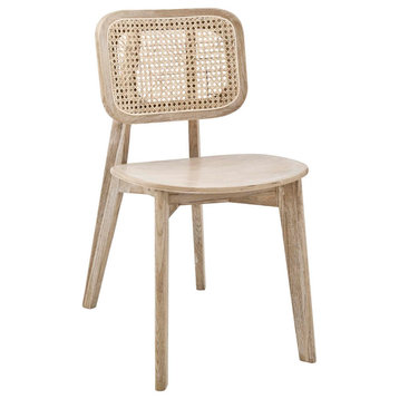 Habitat Wood Dining Side Chair, Gray