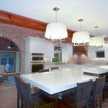 Traditional Two Tone Kitchen in Windham NH