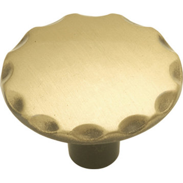 Belwith Hickory 1-1/8 In. Cavalier Antique Brass Cabinet Knob P146-Ab Hardware