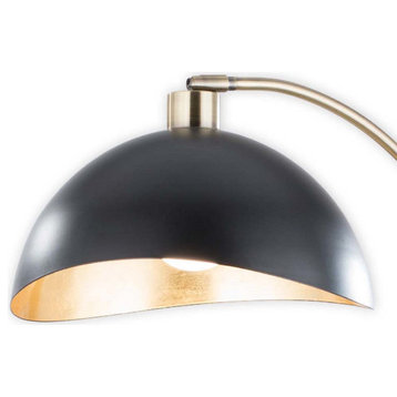 Luna Bella Table Lamp - Brass/Matte Black/Gold Leaf