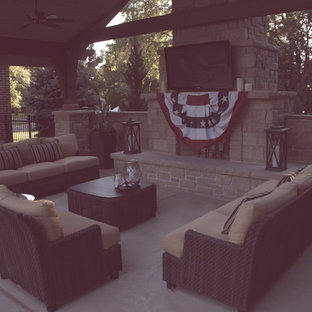Transitional patio in San Diego.
