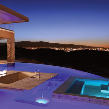 Negative Edge & Perimeter Overflow Pools in Las Vegas, Poolscapes LLC