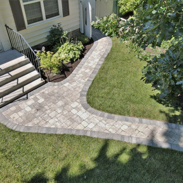 Barkman Roman Paver Sidewalk Makeover