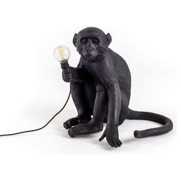 The Monkey Lamp Black, Sitting Version