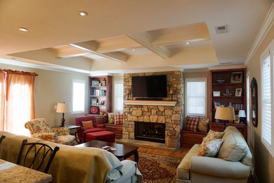 Living room - traditional living room idea in Kansas City