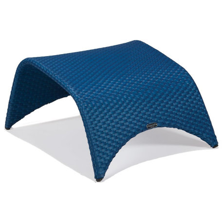 Malibu Stack Lounge Ottoman, Sapphire