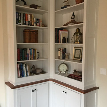 Built-In Base Cabinet and Shelving Units