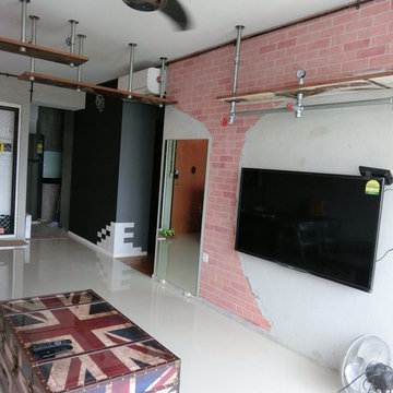 Industrial style (Punggol walk (HDB BTO 4Rm)