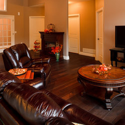 Timeless Family Room - Hardwood Flooring