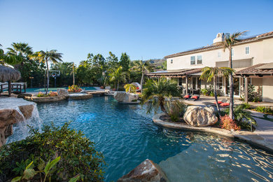 Inspiration for a coastal pool remodel in San Diego