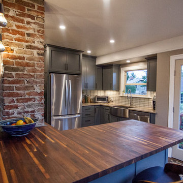 Open concept kitchen
