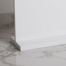 LUSSO STONE FREESTANDING BATH SHELF WITH TOWEL RAIL - Products