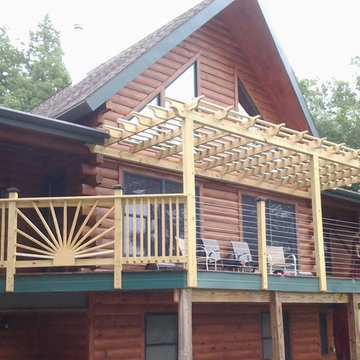 Pergola & Stainless Steel Cable Railing System