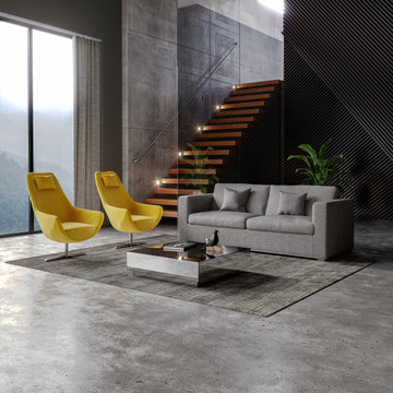 Kendra Armchair Yellow