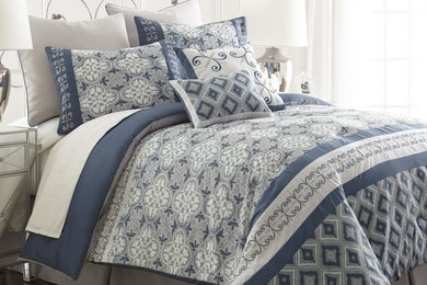Elegant bedroom photo in Orange County