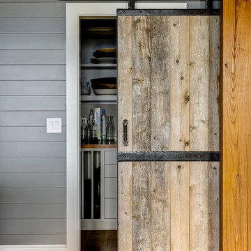 Barn door to pantry