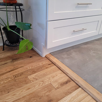 GREEN AND WHITE KITCHEN