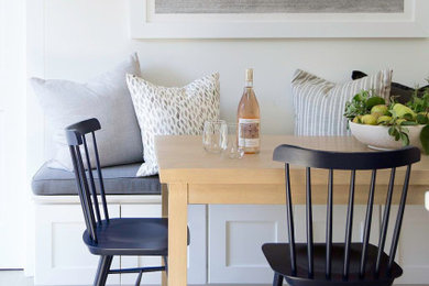 Example of a cottage dining room design in San Francisco