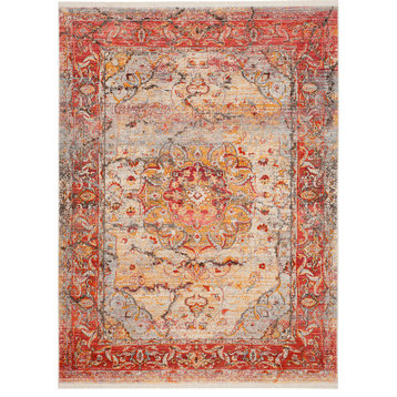 Safavieh Vintage Persian Collection VTP435 Rug, Saffron/Cream, 4' X 6'