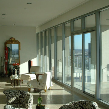 Fully raised, they are out of sight and show why glare control is important to t