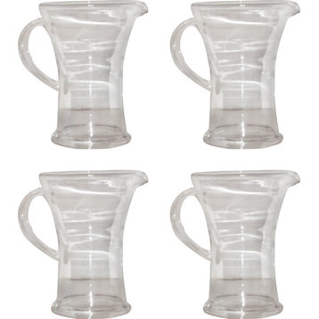Provence Pitchers, Set of 4, Clear