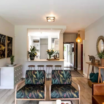 The Organic Modern Living and Kitchen