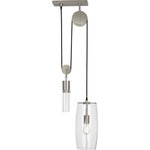 Robert Abbey - Robert Abbey Gravity - One Light Pendant, Polished Nickel Finish - Black Fabric Wrapped  Canopy InGravity One Light Pe Polished Nickel *UL Approved: YES Energy Star Qualified: n/a ADA Certified: n/a  *Number of Lights: Lamp: 1-*Wattage:100w A bulb(s) *Bulb Included:No *Bulb Type:A *Finish Type:Polished Nickel