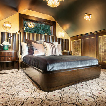 Gold Train Car Attic Master Suite