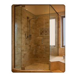 Natural travertine shower - Showerheads And Body Sprays