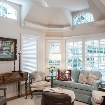 Elegant aging-in-place master suite addition